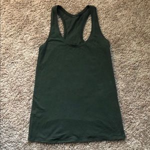 Lululemon Olive Racerback Tank